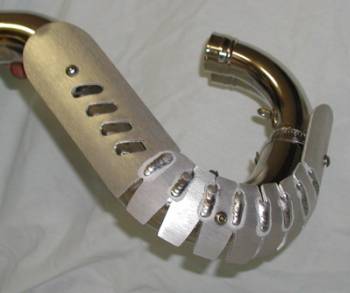 Exhaust pipe protectors