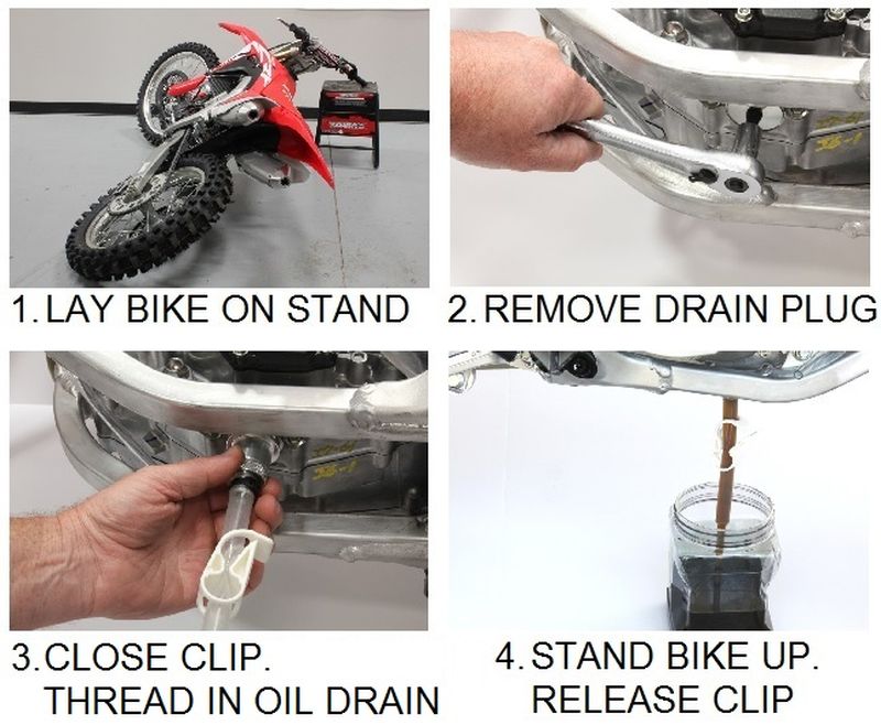 CRF EZ oil drain system