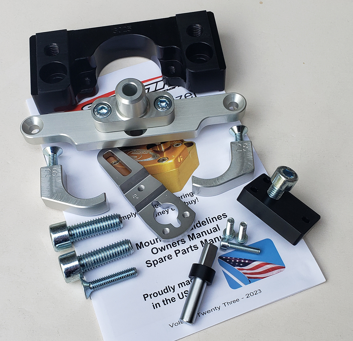 SUB Mount / Mount Kit Only / Solid type / when using stock triple clamp